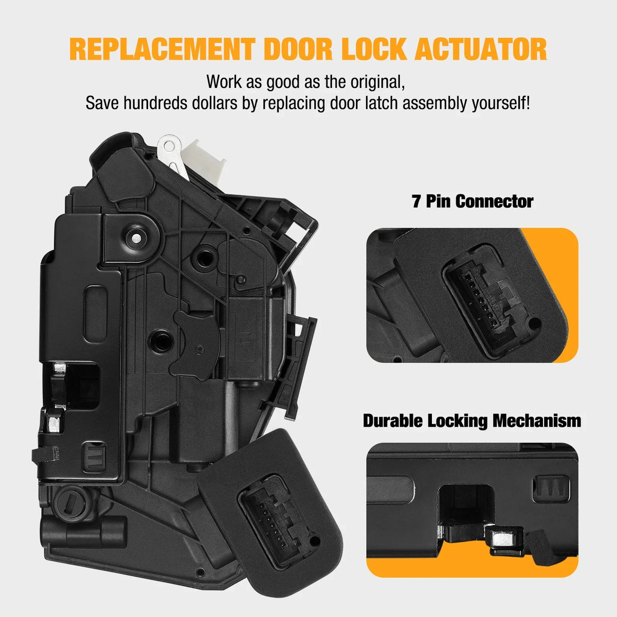 Rear Left Door Lock Latch Actuator for VW Passat (2014–2017) 5K4839015AE