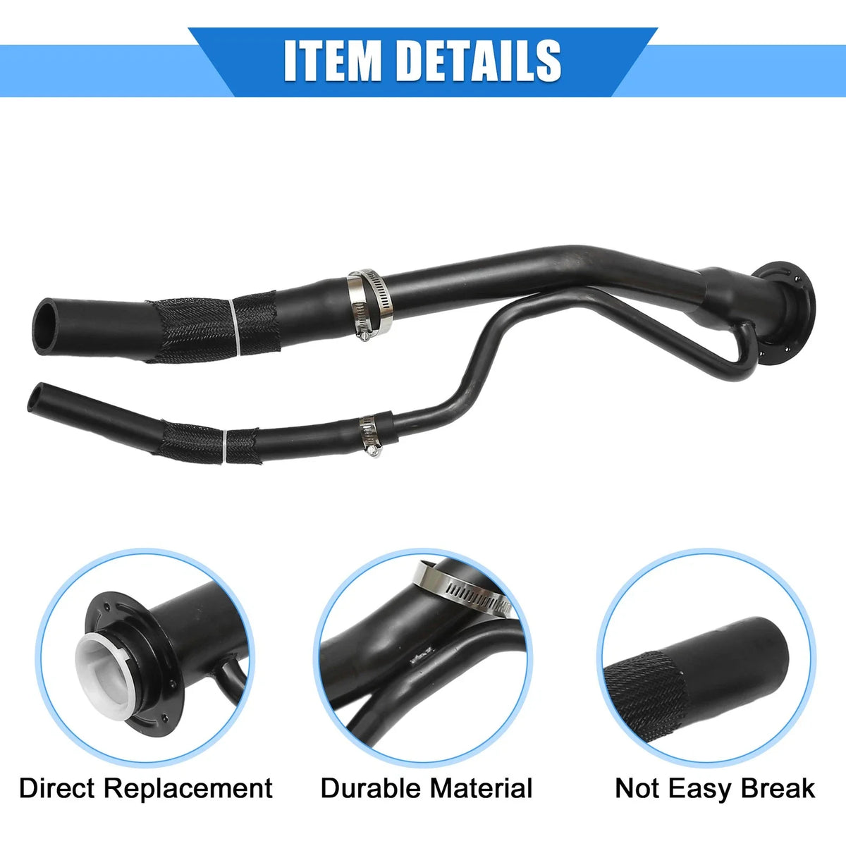 Fuel Filler Neck Pipe Hose for Ford F-150 (1997–1998)