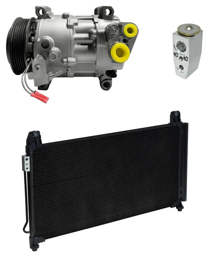 AC Compressor Kit With Condenser for GMC Sierra 2500HD 6.6L (2015–2015)
