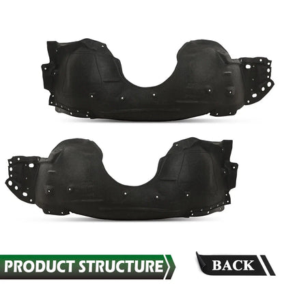 Set of 2 Front Fender Liner Splash Shields for Honda Accord (2018–2021)