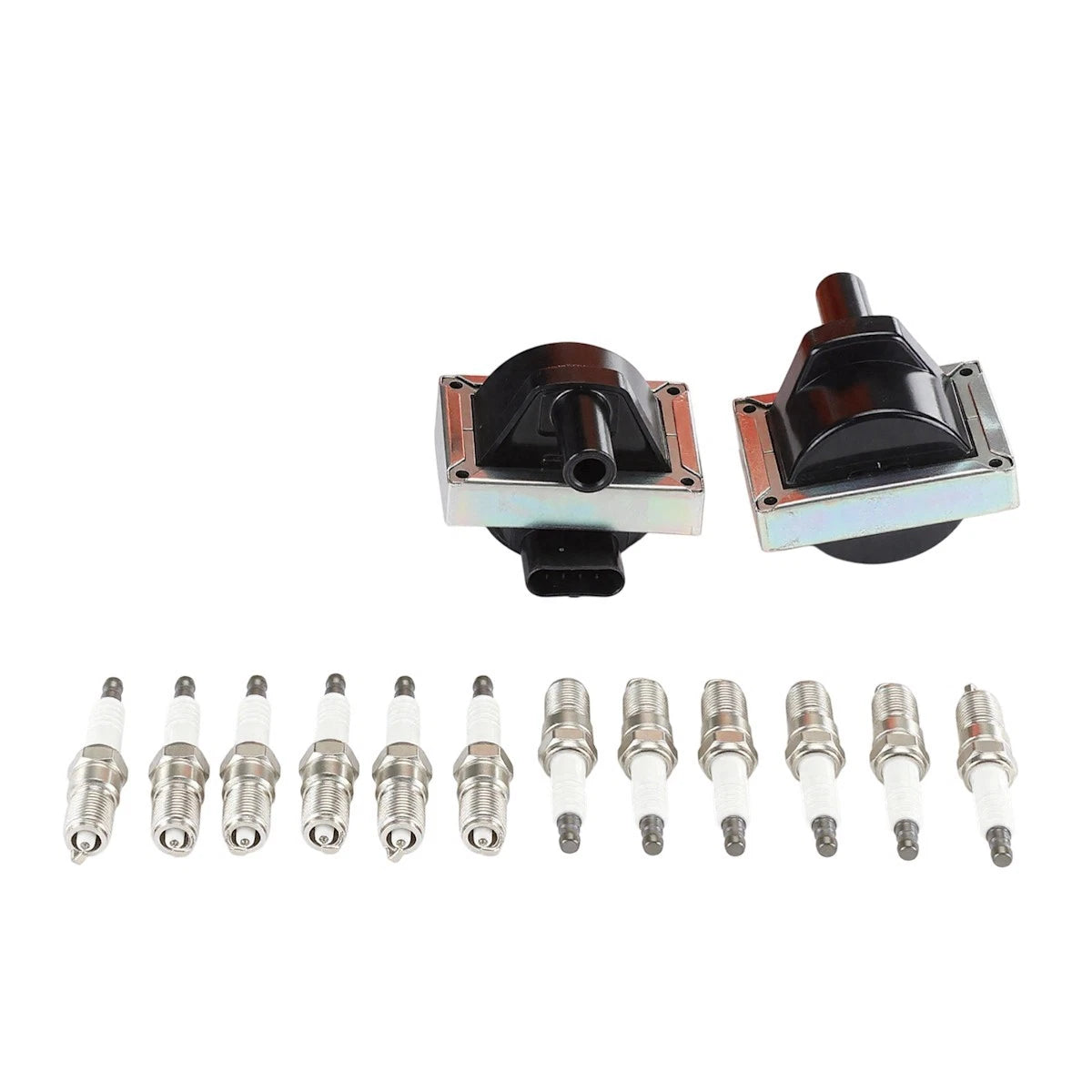 Ignition Coil and Spark Plug Kit for Jaguar XJ12 XJS XJRS (1993–1996) 18085211, UF136, DAC4608, 5327