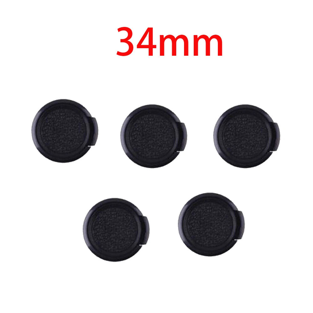 5Pcs 34mm Snap On Front Cap for DSLR SLR Camera Lens