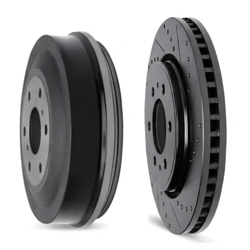 Set of 4 Drilled and Slotted Rotors for Chevy Equinox (2005–2006) ALX-PAU-DF-8004-47068-CLA2