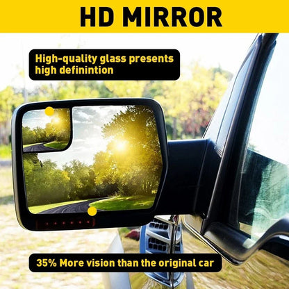 Exterior Side View Door Mirror Glass for Ford F-150 (2015–2023)