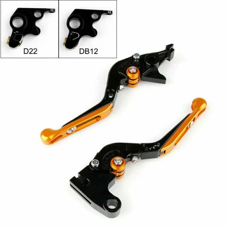 Adjustable Brake Clutch Levers for Ducati Monster 796 (2010–2015) Gold T9