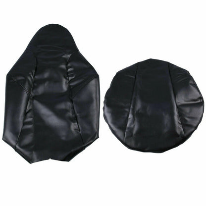 Leather Seat Cover Kit for Polaris RZR 570 800 900 (2008–Present) A-03SCB7109PBK