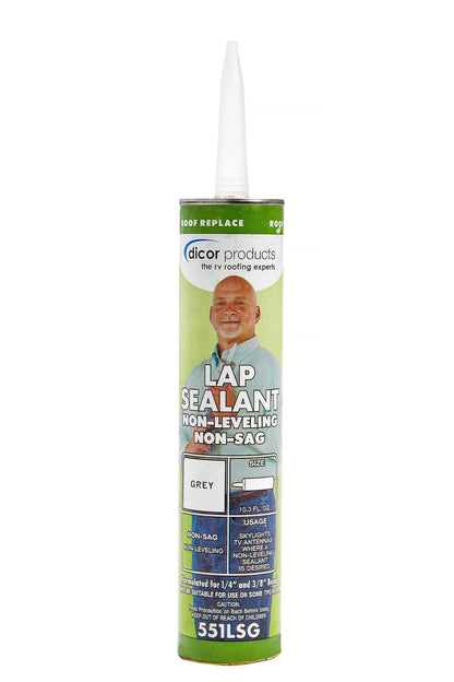 Dicor 551LSG-1 Lap Sealant for Automotive Applications (10.3 oz, Grey)