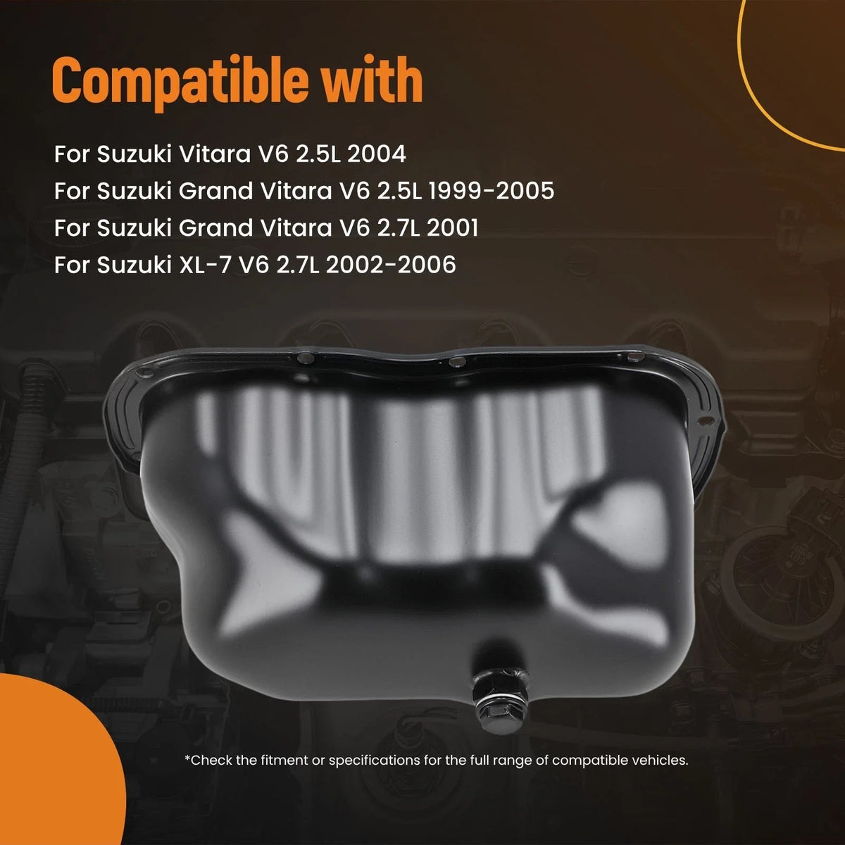 Oil Pan for Suzuki Grand Vitara/XL-7 V6 2.5L 2.7L (1999–2006) 1152085F10