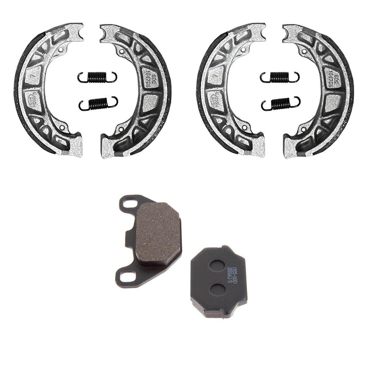 Front Brake Shoes & Rear Pads for Arctic Cat 150 Utility 2009–2014 (2)FS-115-1505-0001