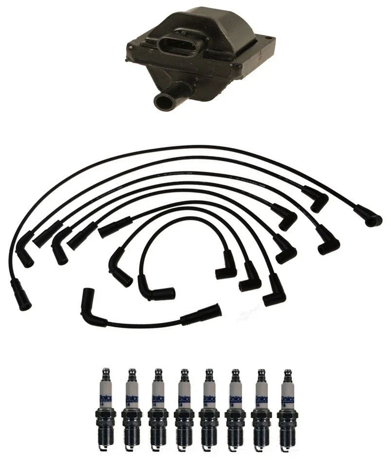 Ignition Wires & Spark Plugs Kit for Chevy Caprice 4.3L V8 (1996)