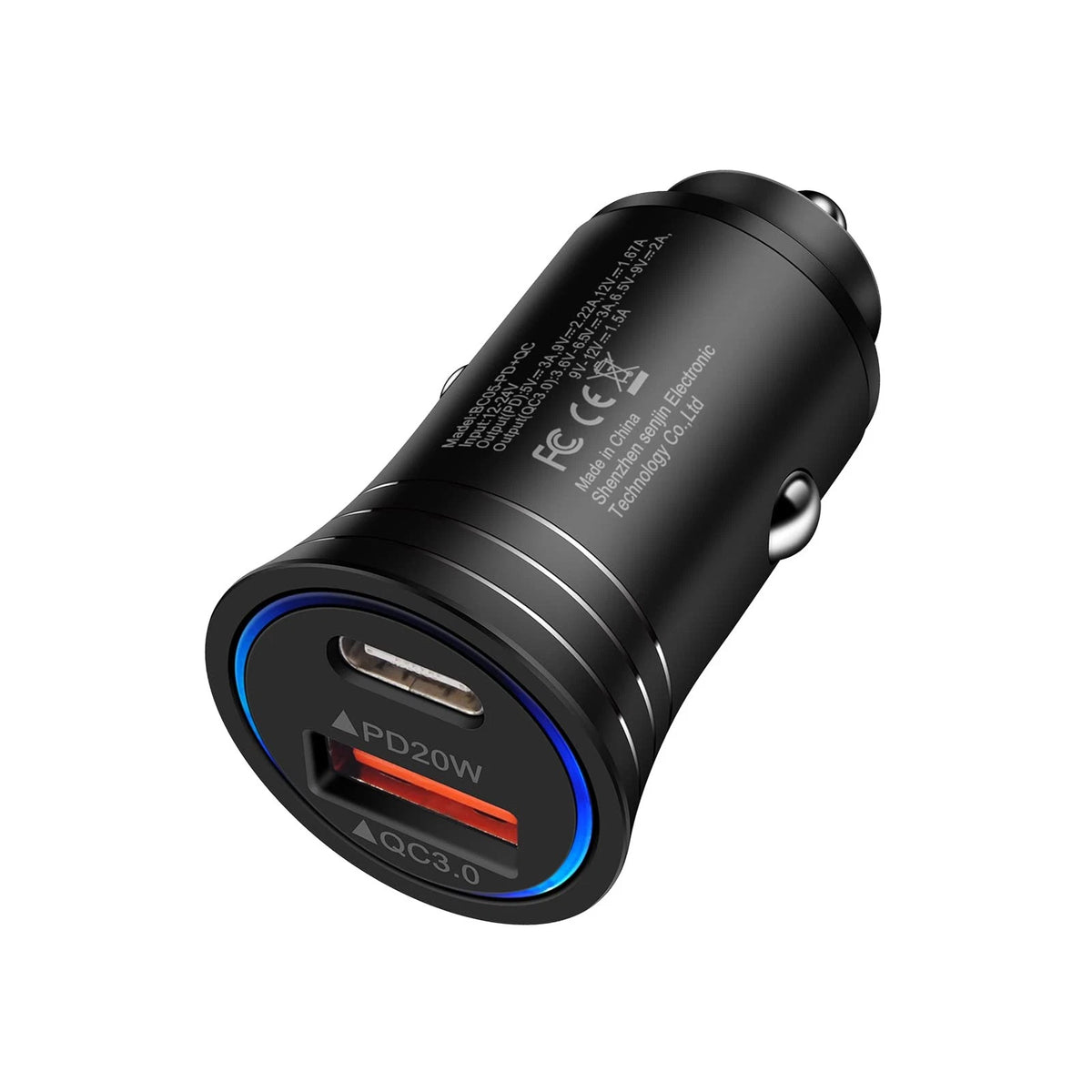 38W Fast Charge USB C Car Charger Adapter for Universal Use
