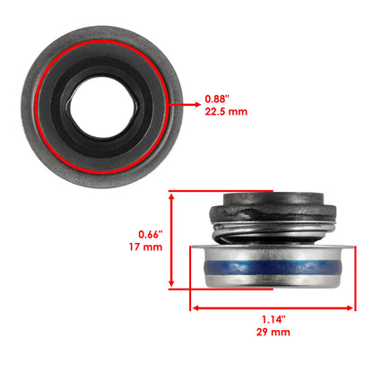 Water Pump Seal for Kawasaki Ninja 500R EX500 (1987–2009) SC4405WP108DM