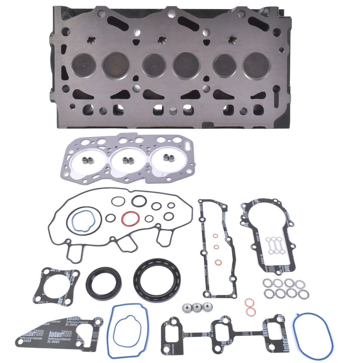 Cylinder Head and Gasket Set for Yanmar 3TNV76