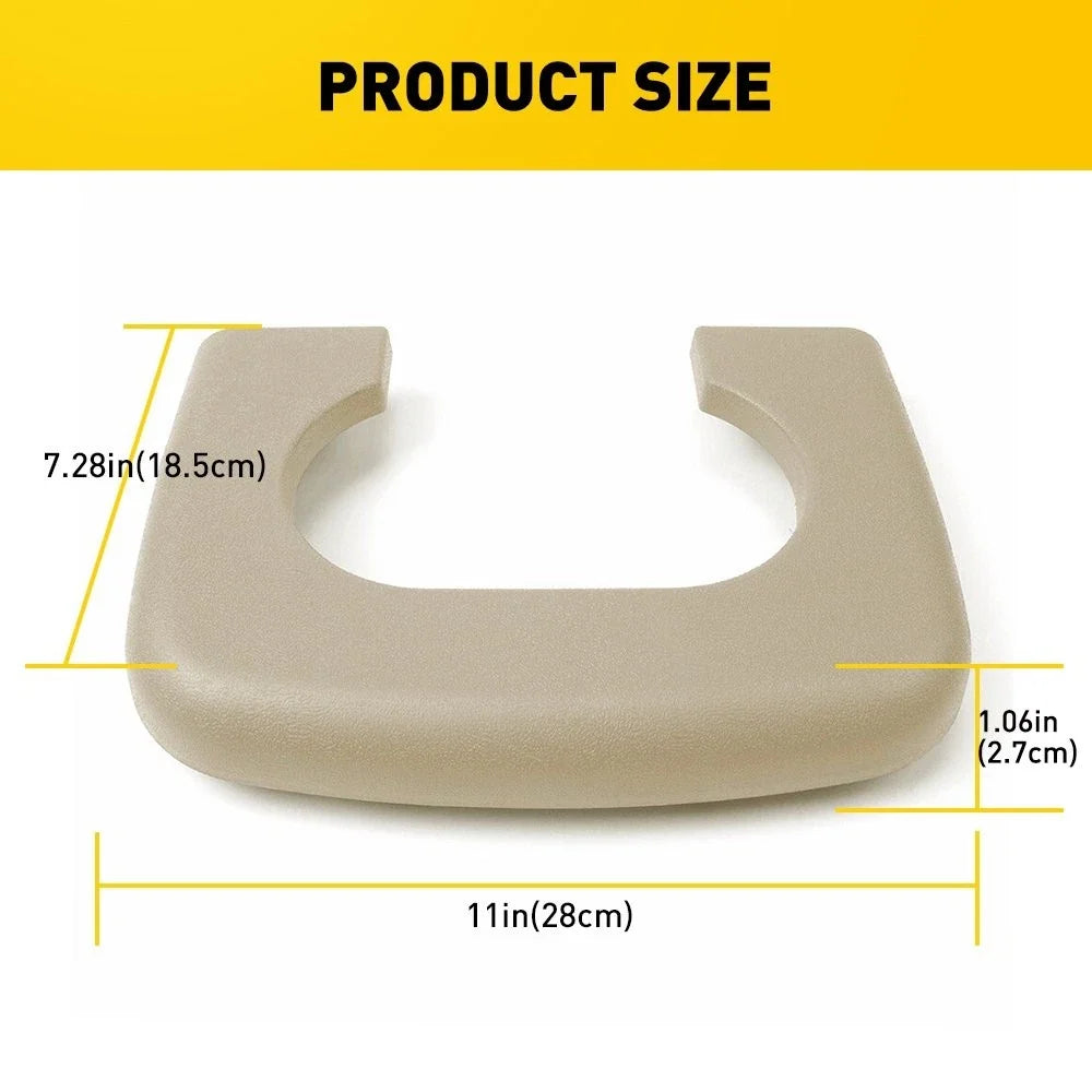 Set of 2 Cup Holder Pads for Ford F150 (1997–2003) Beige