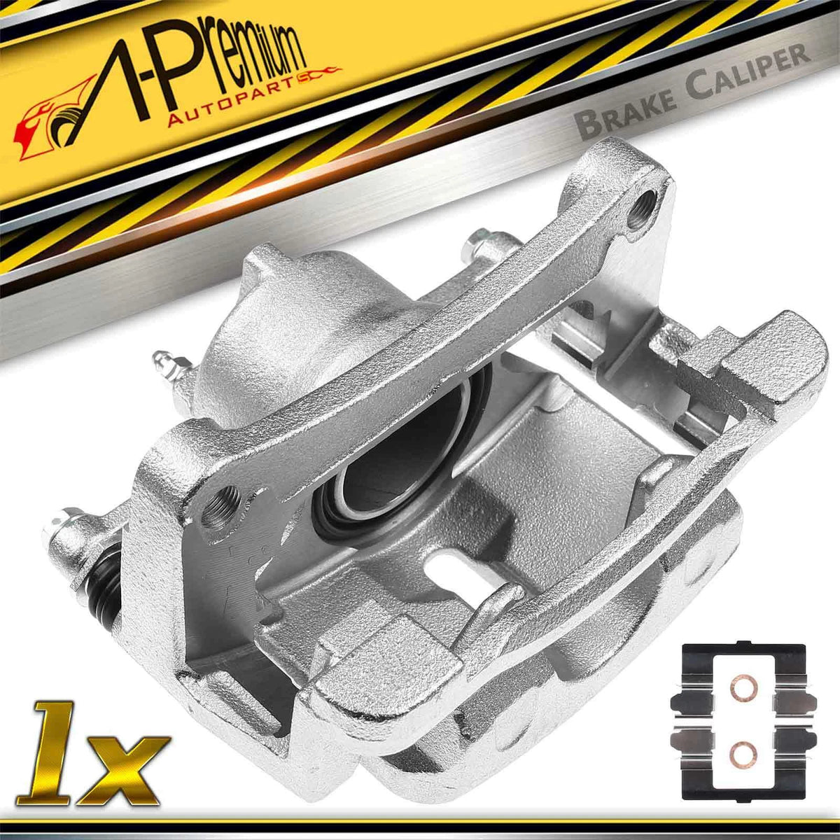 Front Left Brake Caliper with Bracket for Mazda CX-5 (2013–2019) K0113371X, K0Y13399Z, 19-B7120
