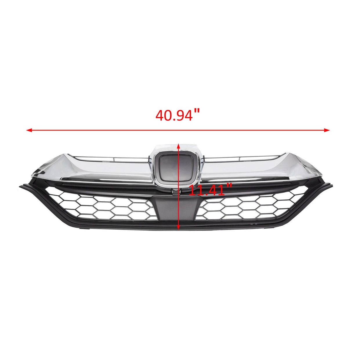 Chrome Front Bumper Upper Grille for Honda CR-V (2017–2019) HO1210147C