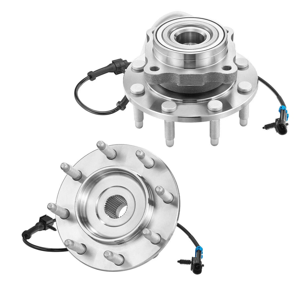 Pair Front Wheel Bearing Hub for Chevrolet Silverado GMC Sierra 2500 HD 3500 (2011–2016)