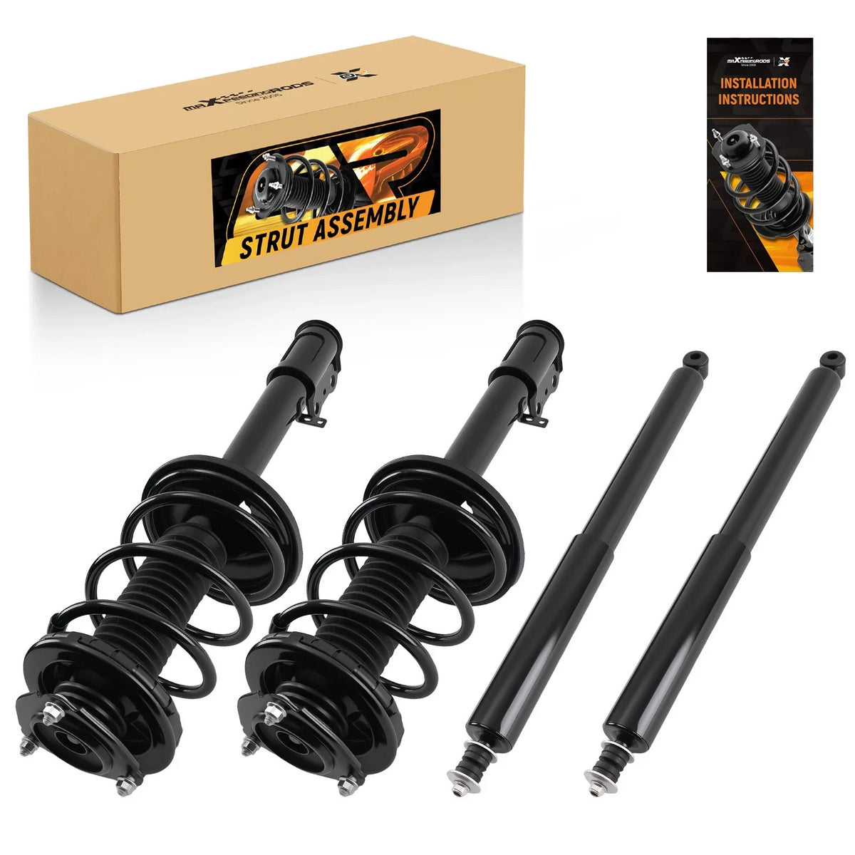 Set of 4 Front Struts and Rear Shocks for 1996-2000 Toyota RAV4 AWD