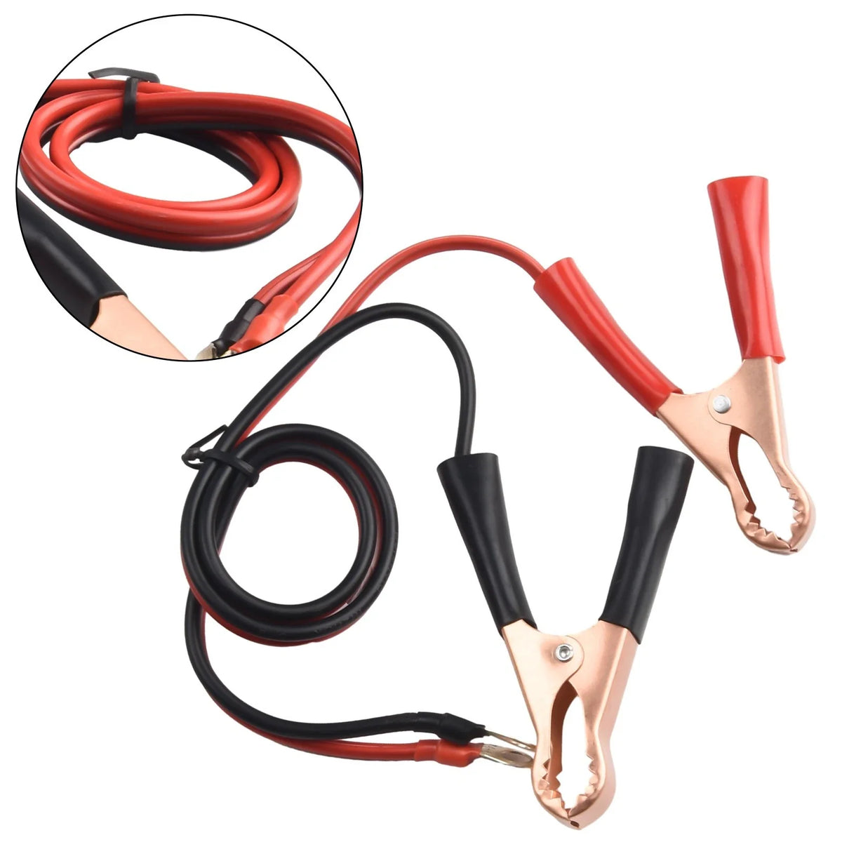 2X 50AMP Battery Inverter Wire Power Transfer Cable Clip for Car