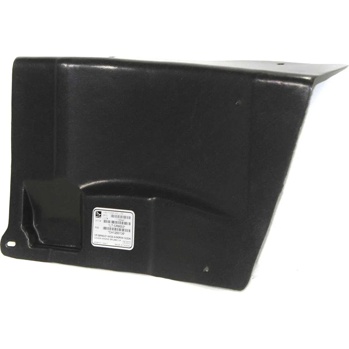 Set of 2 Engine Splash Shields for Driver & Passenger Side