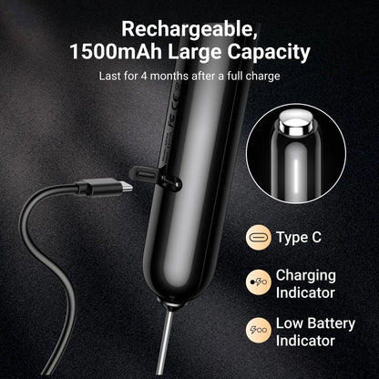 InstaWhisk Milk Frother for Variable Speed (Rechargeable)
