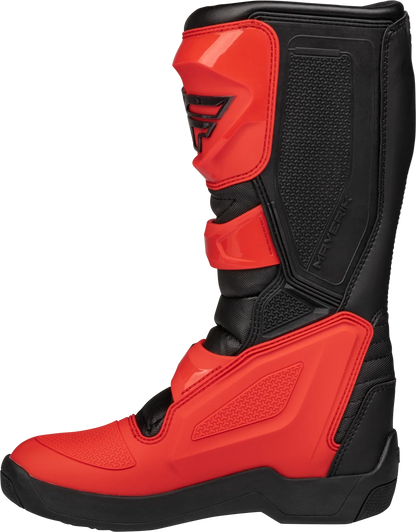 Fly Racing Maverik Lt Offroad Boots for Adventure (US 11) Red/Black
