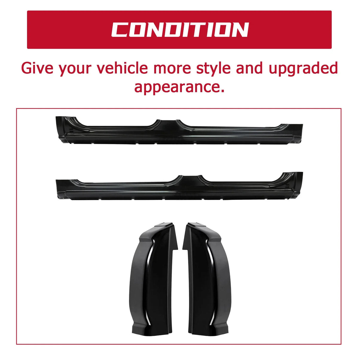 Rocker Panels & Cab Corners for Silverado Sierra 1500 2500 3500 (1999–2007)