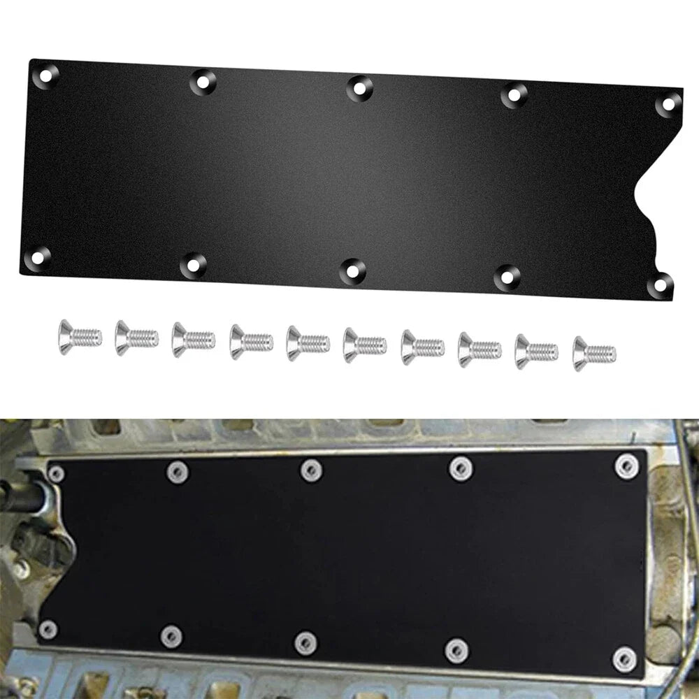 Valley Pan Cover Plate for LS Gen 3 (LS1 LS2 LS3 LS7) - Knock Sensor Delete