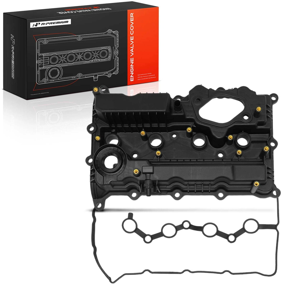 A-Premium Engine Valve Cover w/ Gasket for Hyundai Sonata (2015–2019) 224002GGB0, 224102GGA1, 224102GGB0, 263-263