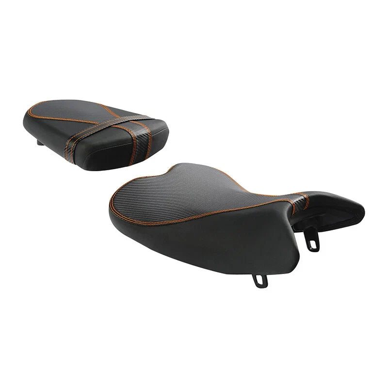Black Driver Passenger Seat for Suzuki GSXR600 GSXR750 (2006–2007)