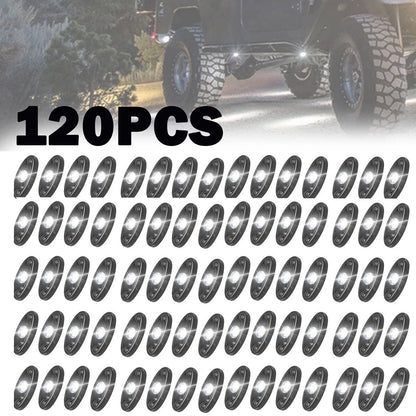 120pcs LED Rock Underbody Lights for Jeep Truck ATV UTV Boat Offroad