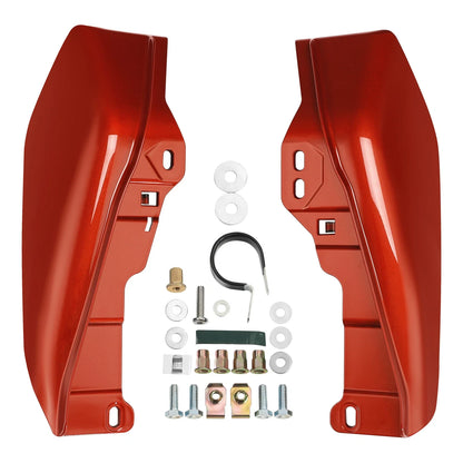 Mid Frame Deflectors for Harley Electra Glide (2009–2024) Sunset Orange