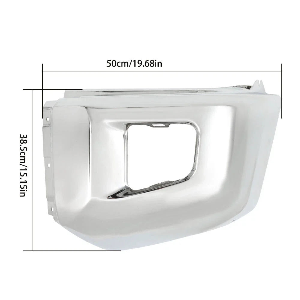 Set of 2 Bumper End Chrome for Toyota Tundra (2014–2021)