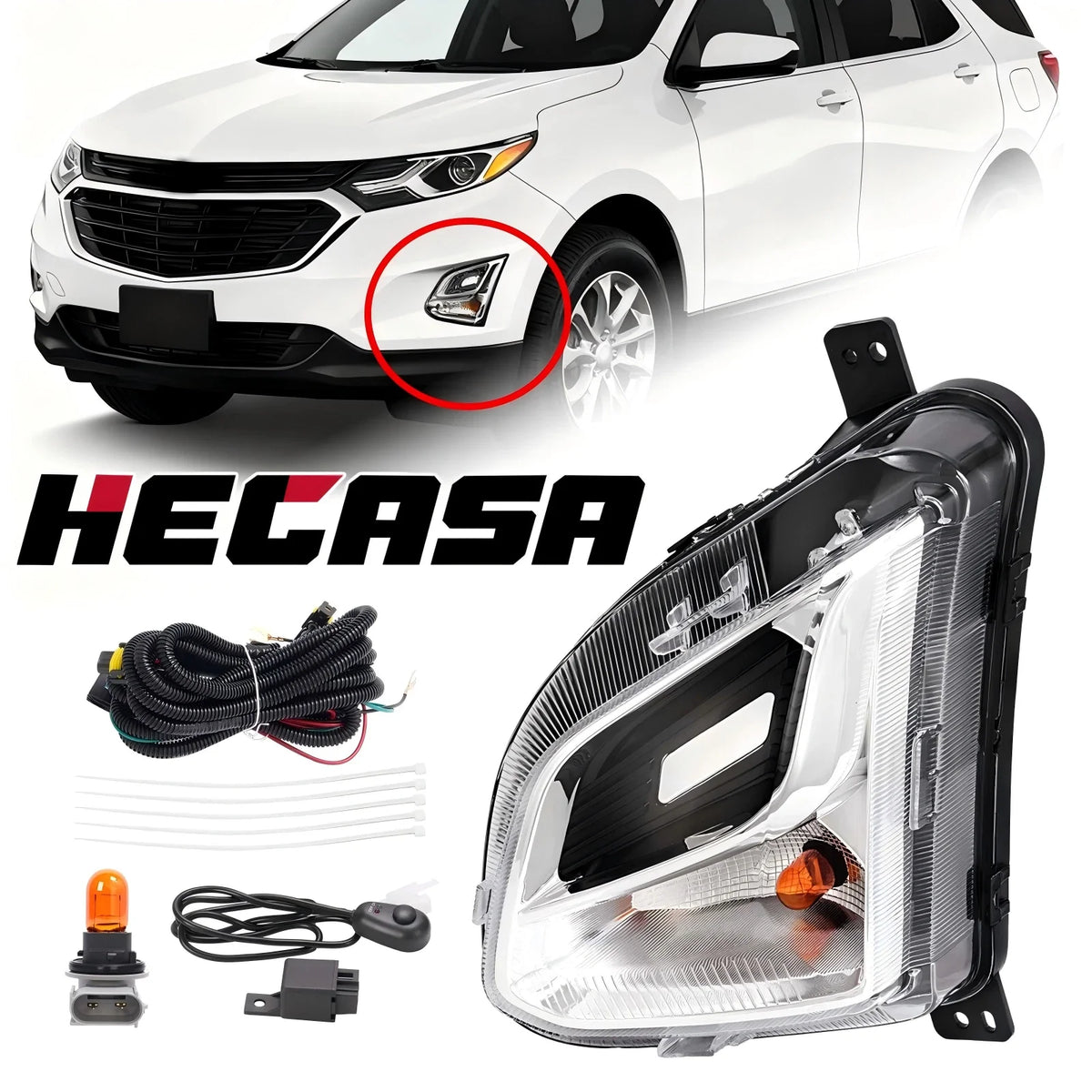 Turn Signal Light for Chevy Equinox (2018–2021) Driver Side