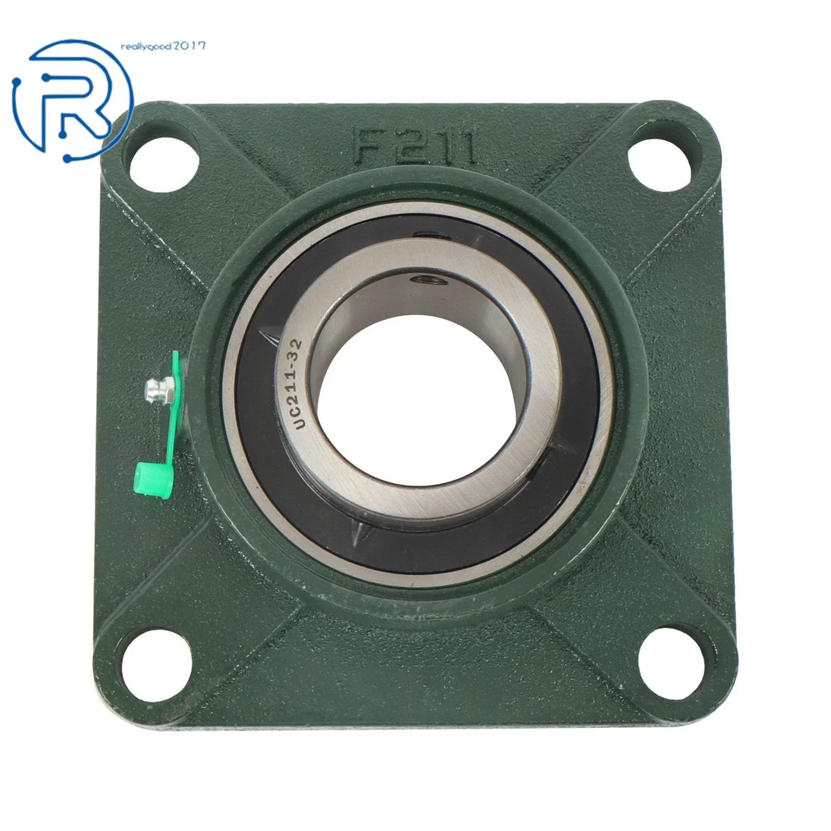 Set of 4 UCF211-32 4 Bolt Pillow Block Flange Bearings 2" Bore for UCF211