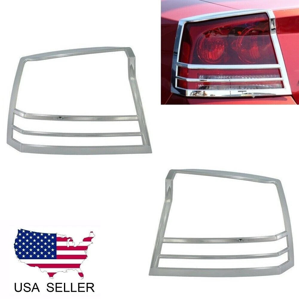 Chrome Tail Light Trim Cover Bezel for Dodge Charger (2005–2010) EWLT68