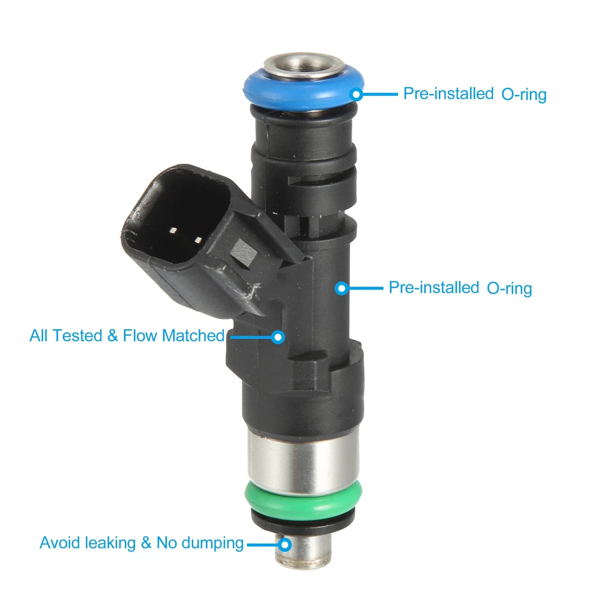 6Pcs Fuel Injector Nozzle 0280158055 for Ford Ranger Explorer (2007–2010)