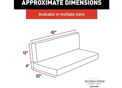 Set of 4 Dinette Replacement Cushions for Lippert Millbrae (42")