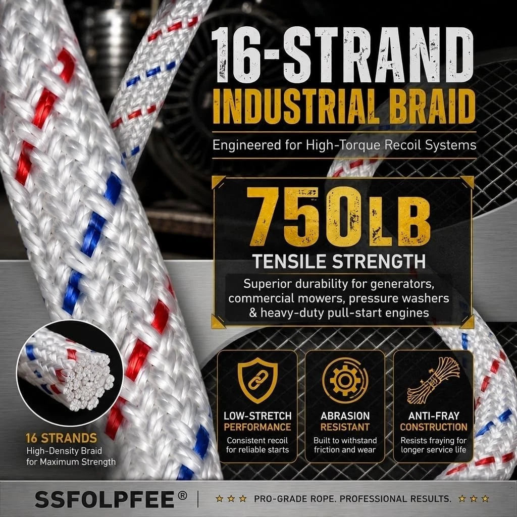 4.0mm Starter Rope for Lawn Equipment (100FT)
