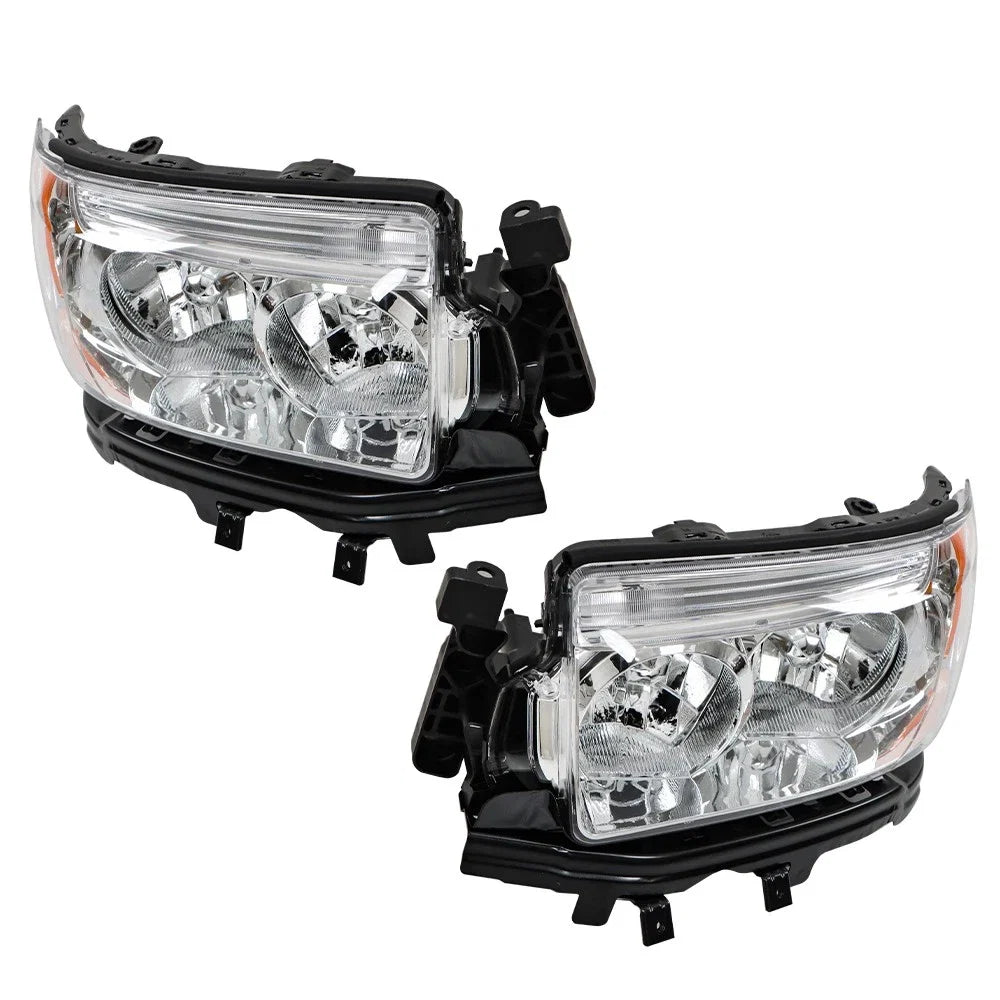 Set of 2 Clear Halogen Projector Headlights for Subaru Forester (2006–2008)