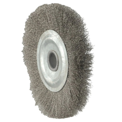 Stainless Steel Wire Wheel Brush for Deburring and Polishing (16mm Hole)