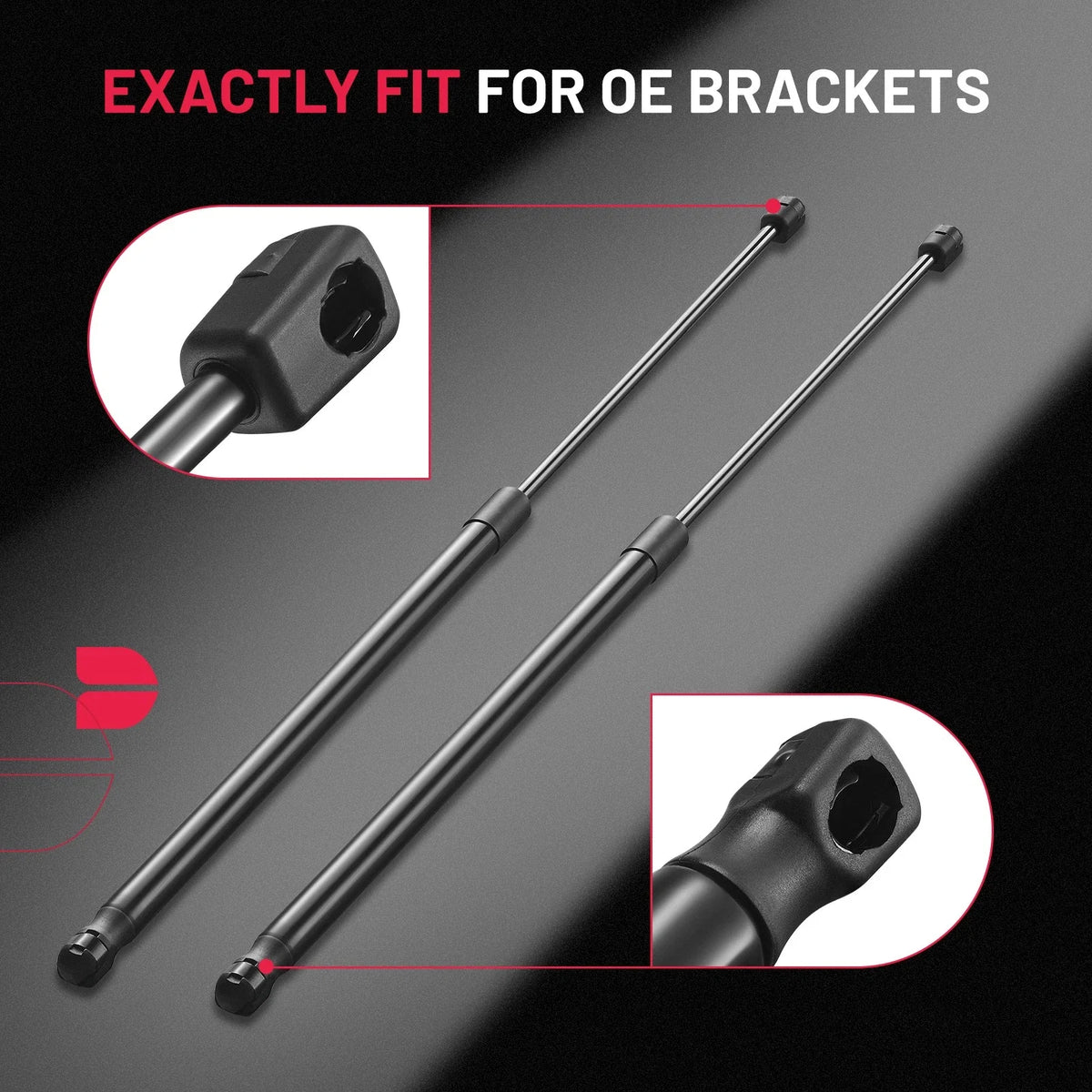 50LB Gas Strut Shocks Spring Lift Supports for Toolbox for 26" (2016–2026)