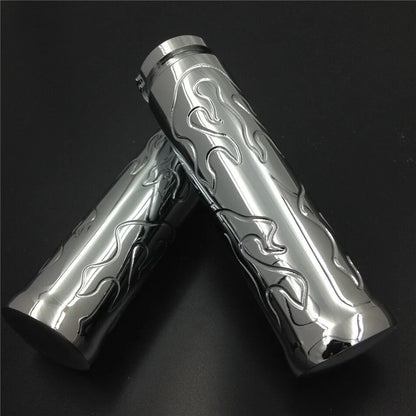 Flame 7/8" 22mm Hand Grip for Honda Shadow 750 Spirit Aero ACE/Suzuki GSXR600 (–)