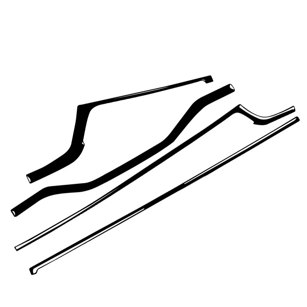 Set of 4 Piano Black Dashboard Panel Cover Trim for Audi A4 B9 A5 S4 RS4