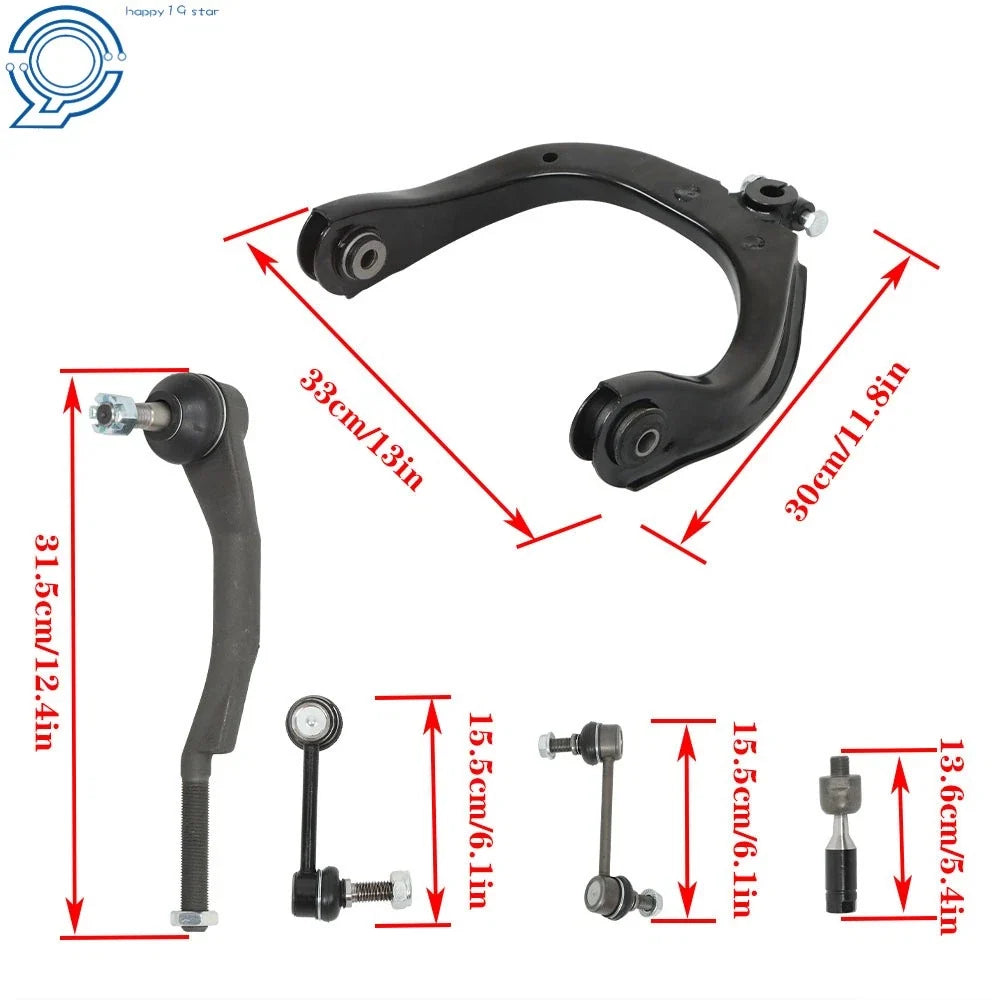 16pc Front Upper Control Arm Kit for Chevy Trailblazer (2004–2007)