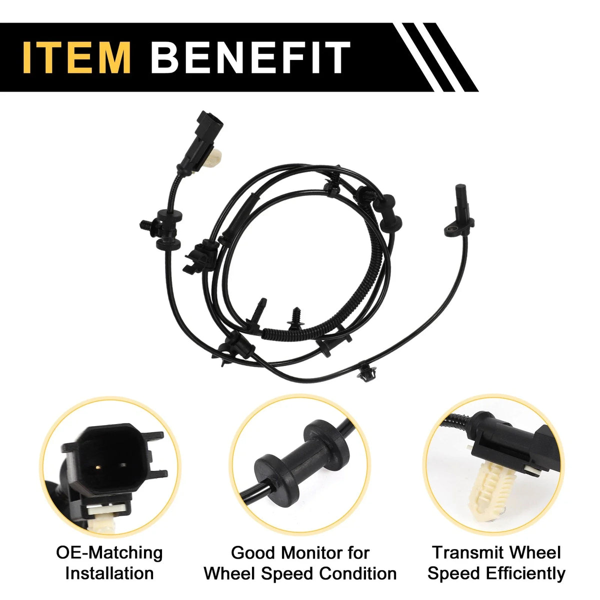 ABS Wheel Speed Sensor for Ford F-250 Super Duty (2011–2016) Rear Right