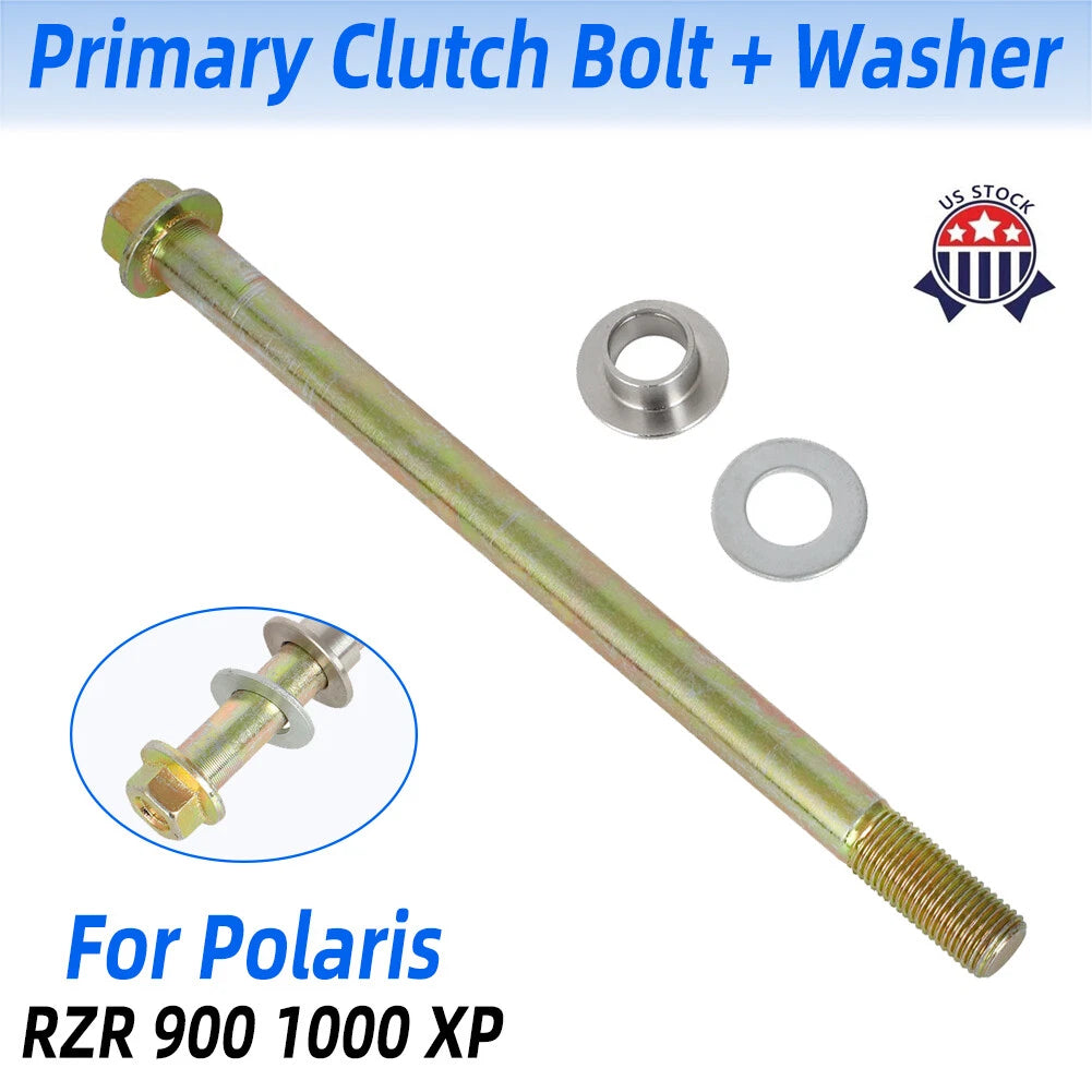 Primary Clutch Bolt + Washer for Polaris General RZR 900 1000 (7519208, 5132441)