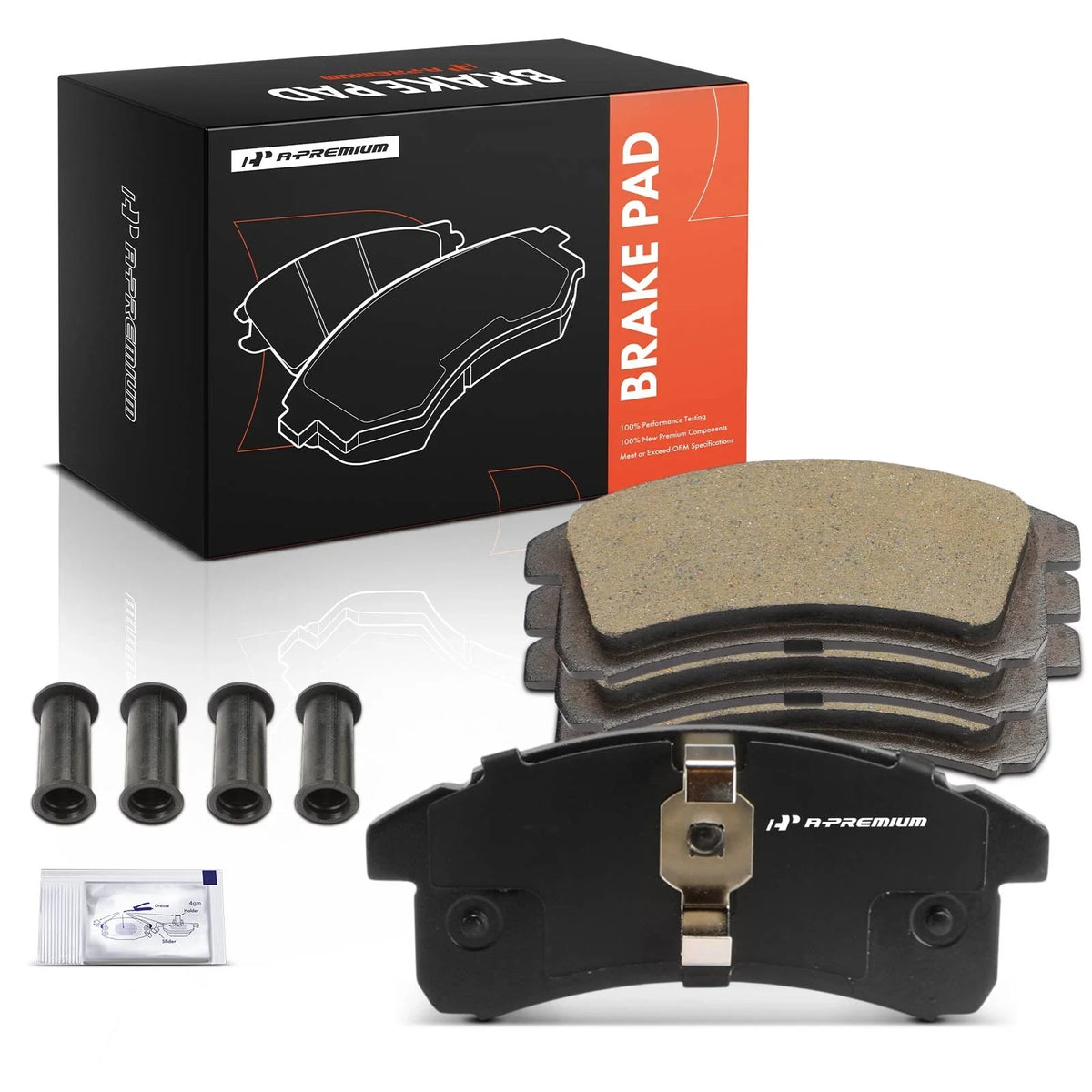Set of 4 Front Ceramic Brake Pads for Chevrolet Cavalier Pontiac Sunfire