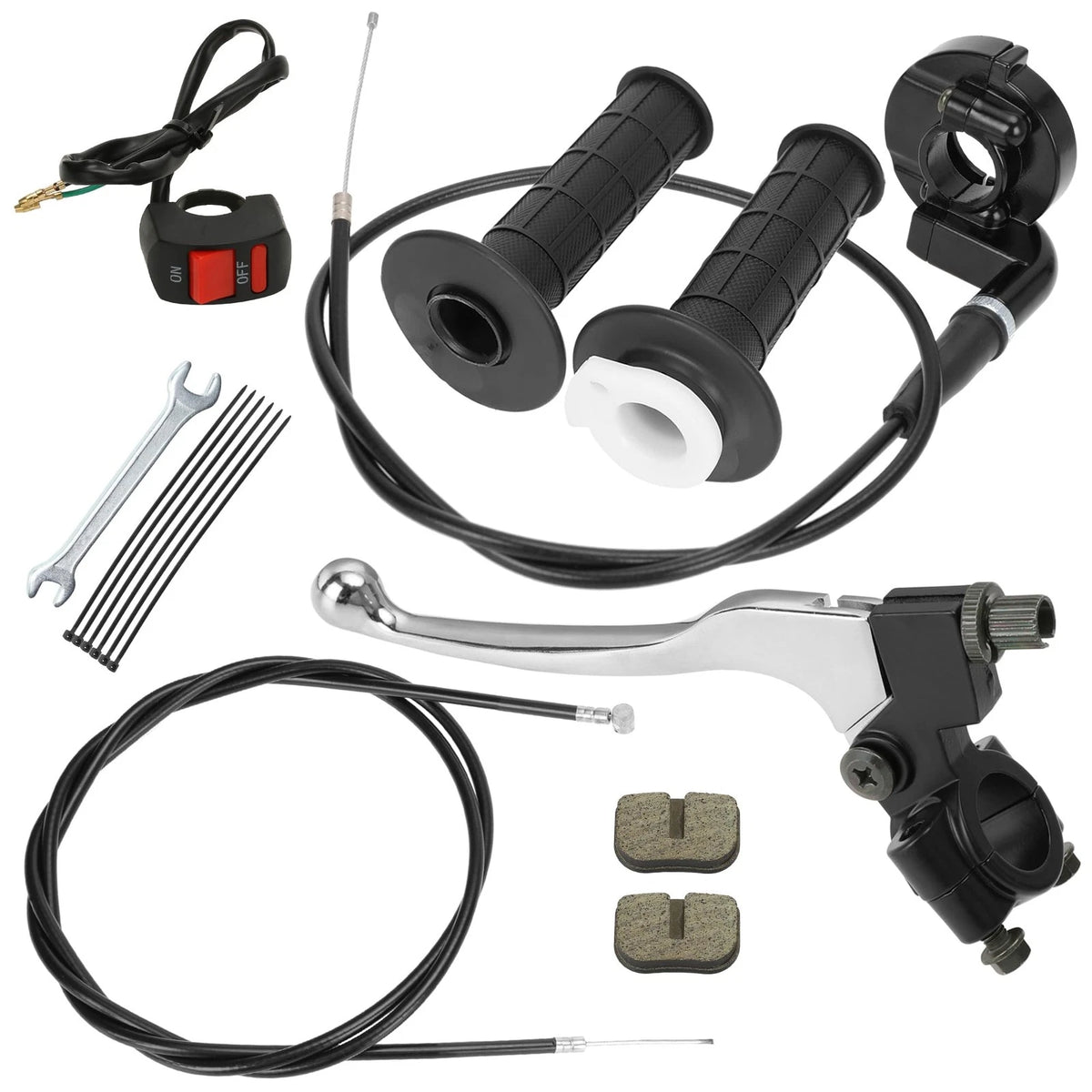 Throttle Assembly Kit + Brake Clutch Lever for Mini Bike