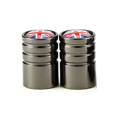Valve Dust Caps for Peugeot Speedfight (All) - UK Black